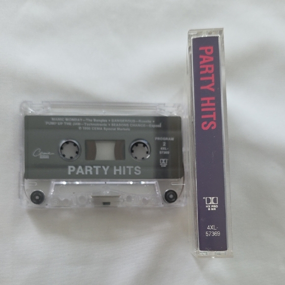 Vintage 1990 Party Hits Cassette Tape Casey Kasem's Top 40 Collection - Picture 8 of 8